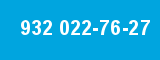 932 022-76-27